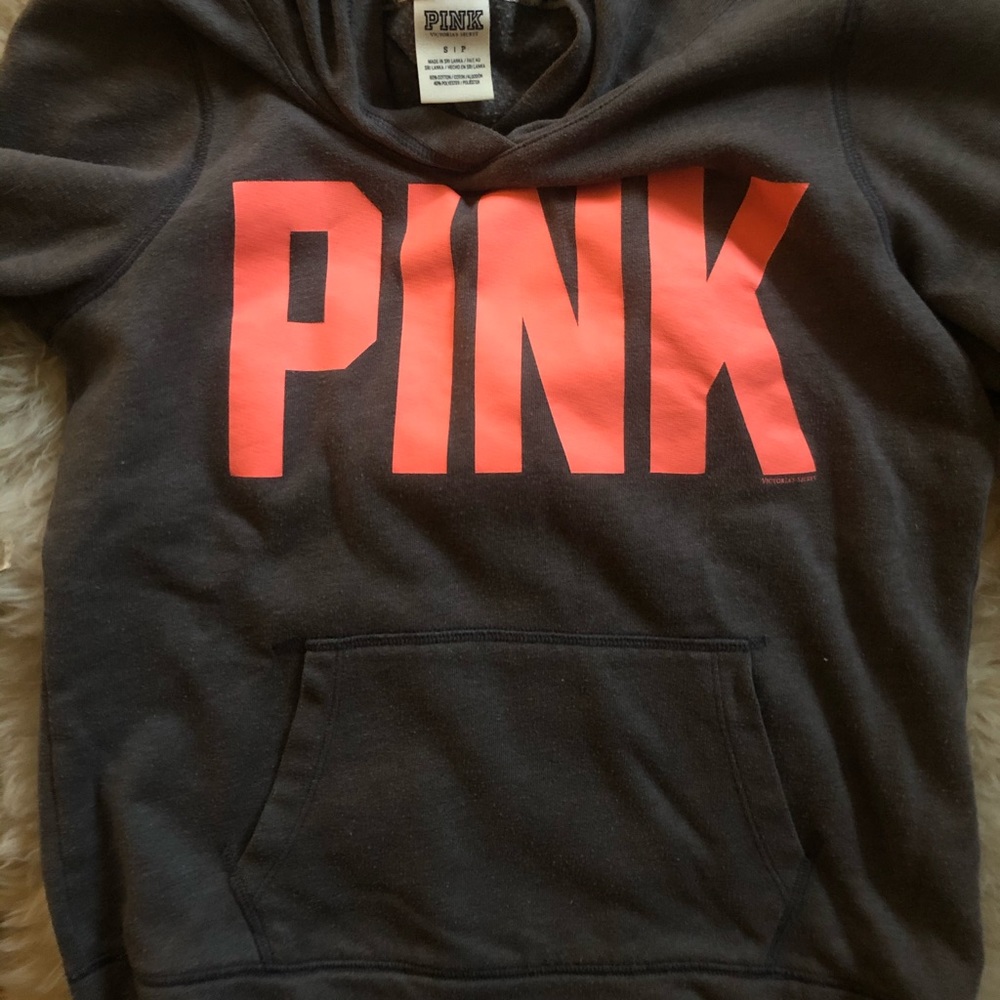 VS Pink Gray Sweatshirt